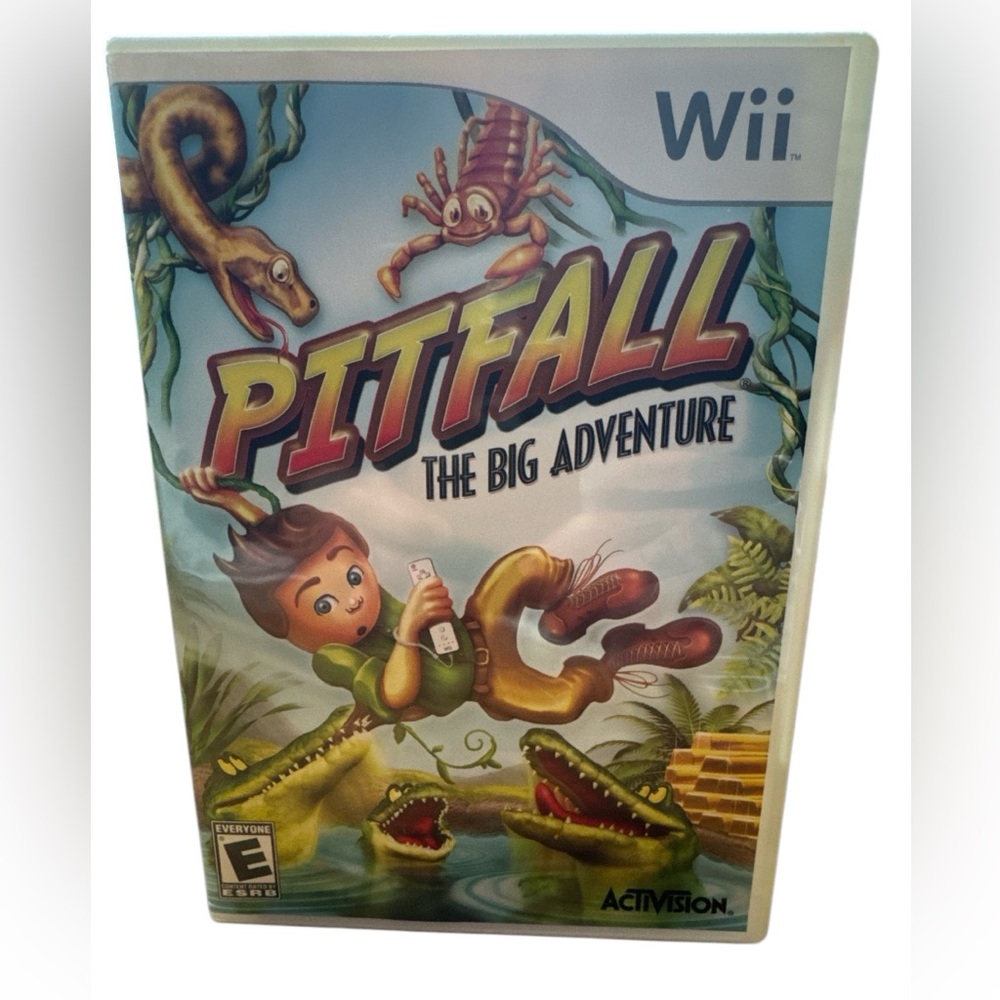 Pitfall The Big Adventure Nintendo Wii‎ Video Game Great Condition Activision